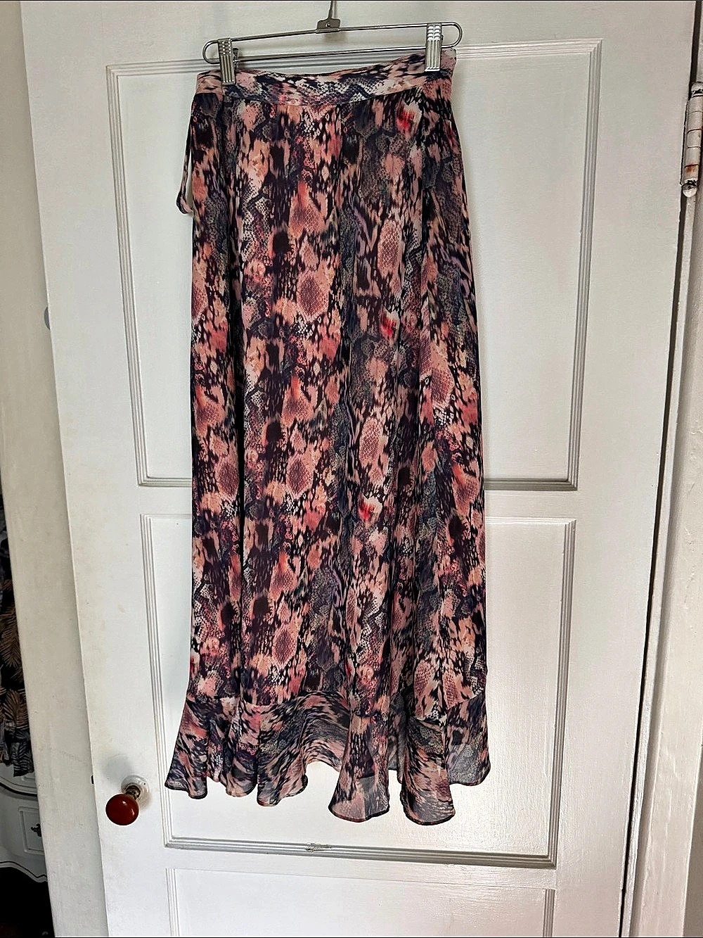 AllSaints Rhea Masala Skirt Pink & Black Size US 2